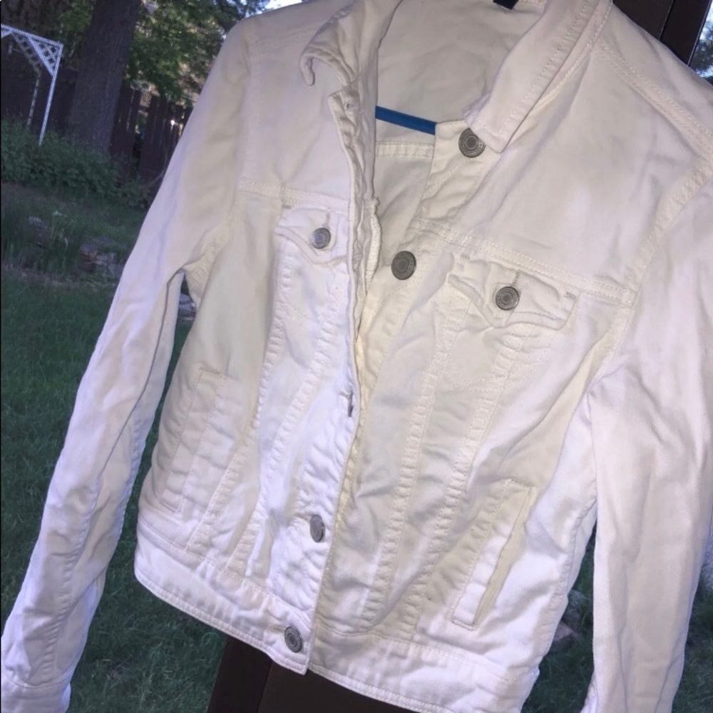 White Jean jacket